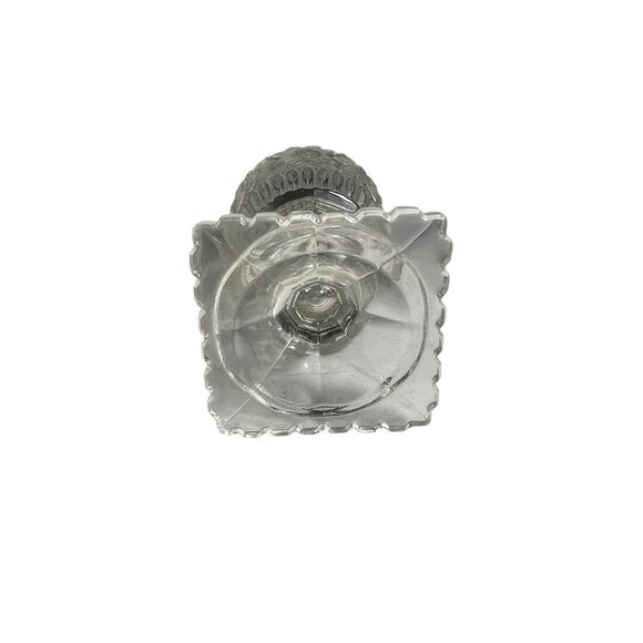 VTG Imperial Nouveau Glass Perfume Bottle Sunflower Stopper Large 10.25” MCM - Picture 16 of 16